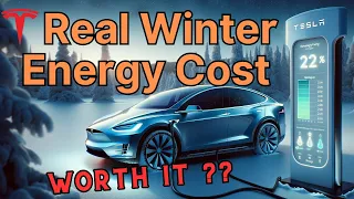 Unbelievable Real Winter Energy Cost Of 5-Year old Tesla Model X Revealed !!