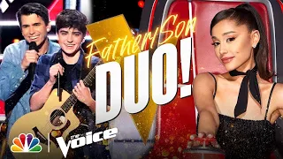 Duo Jim and Sasha Allen Sing John Denver's "Leaving on a Jet Plane" | The Voice Blind Auditions 2021