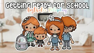 Getting Ready for School! Aesthetic Toca Life Roleplay (No Voice) .｡*ﾟ🌷.*.｡