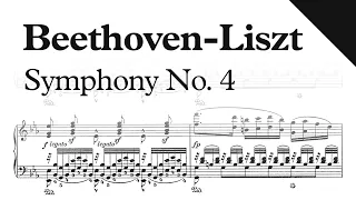 Beethoven-Liszt - Symphony No. 4, Op. 60 (Sheet Music) (Piano Reduction)