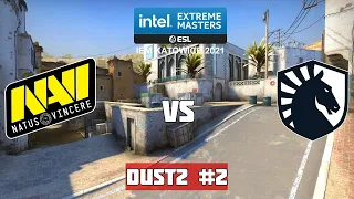 Группа B. NAVI vs LIQUID. Map-2 Dust2. IEM Katowice 2021