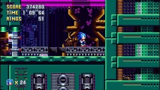 Sonic Mania - V1.03 Solo Sonic Speedrun in 56:27