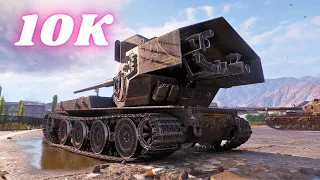 Waffenträger auf E 100  10K Damage 6 Kills World of Tanks Replays