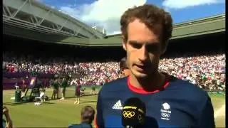 Andy Murray wins gold for team GB ( 2012 )