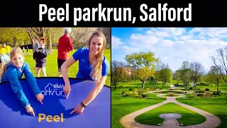 Running Peel parkrun, Salford, Greater Manchester. parkrun Tourism. Stunning, Fast, Flat 2 lapper.