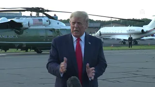 President Trump Delivers Remarks Upon Departure