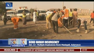 News@10: Nigerian Airforce Strikes Militants' Hideout In Borno 16/01/17 Pt 1