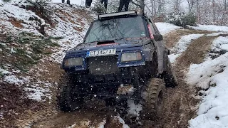 ❄️Off-Road in the snow - Nissan Patrol Y60💥Toyota Land Cruiser💥Suzuki Vitara💥Suzuki Jimny💥