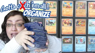 BUILD A BINDER WITH ME!!! ("SCARLET & VIOLET" Base Set) | How I Organize My Pokémon TCG Sets