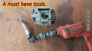 Turner must have this tools!! Making valve reamer with lathe