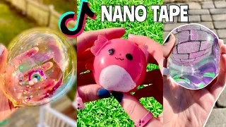 DIY NANO TAPE BALLOON & NANO BUBBLE SQUISHMALLOW! 😱🫧 How to Make a Nano Tape Squishy Compilation