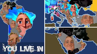 YOU LIVE IN Europe/America/Middle East - Mapping Today - Mr Incredible canny/Uncanny  (New Map)