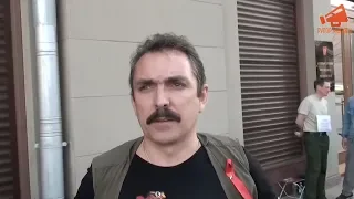 Полковник Шендаков в поддержку голодающего офицера Минобороны РФ в Москве