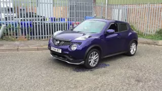 Juke doing a burnout!