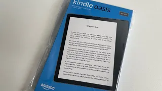 Kindle Oasis Graphite 8GB E-Reader (Unboxing)