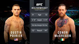 UFC 4 - Dustin Poirier vs. Conor McGregor (UFC 257 Preview)  [1080p 60 FPS]