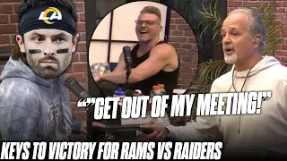 Baker Mayfield Gets Kicked Out Of First Team Meeting With Rams! | Coach P's Keys To Victory