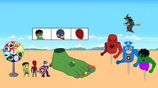 Rescue HULK & SPIDERMAN vs Captain America: Challenge Returning from the Dead SECRET|Superhero rBlox