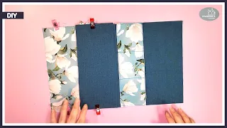 Easy to make!! How to make a fabric long wallet that can hold a cell phone