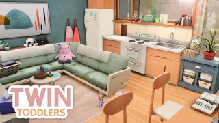 Twins Family Apartment 👶👶 // The Sims 4 Speed Build: Apartment Renovation