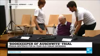 "BOOKKEEPER OF AUSCHWITZ TRIAL" - Prison sentence for 94-years-old Oskar  Groening