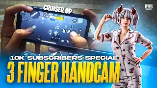 3 FINGER GYRO HANDCAM | 10k Subscribers Special | Cruiserop | Pubg Mobile