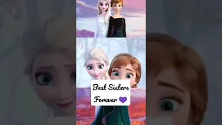 Best Sisters Forever 💜 Elsa and Anna Lovely Whatsapp Status ❤️😀