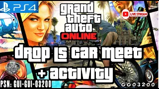 🎮🔴 PS4 LIVE FRENCH 🎮🔴 DROP DON DE VEHICULES LS CAR MEET + ACTIVITY ✅ psn GUI-GUI-03200✅