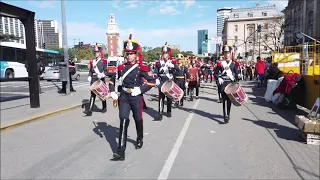 INGRESO A LA ESTACIÓN DE RETIRO DÍA HIMNO