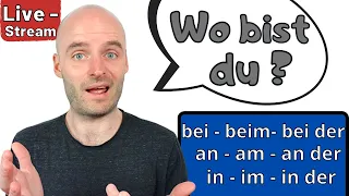 Lokale Präpositionen für die Frage: Wo bist du? | Deutsch lernen | A2 B1 B2