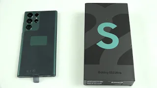 Samsung Galaxy S22 Ultra 5G (GREEN) Unboxing!!