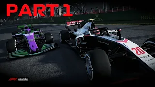 F1 2020 MY TEAM Career Episode 1: Debut (No Commentary)