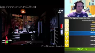 Five Nights at Freddy's | No Death Run, All 7 Nights with 20/20/20/20 Night 7