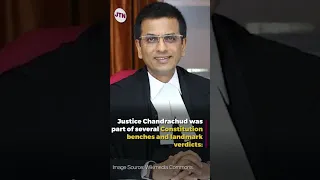 Justice Chandrachud took over as Chief Justice of India