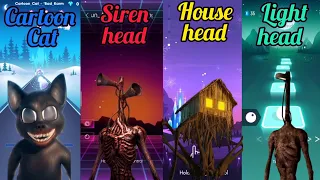Cartoon Cat - Siren Head - House Head - Light Head | Beat Roller - Smash Colors - Beat Jumper