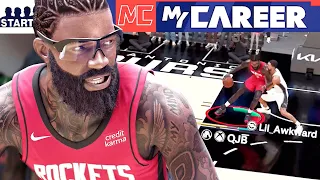 NBA 2K24 My Career | ONLINE STARTING 5 MODE GAMEPLAY (3-Level Threat Center)