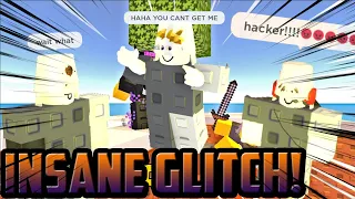 I Used a INSANE GLITCH to WIN IN ROBLOX SKYWARS!