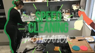 KITCHEN SPEED CLEAN WITH ME/mum of 2/cleaning motivation 2022