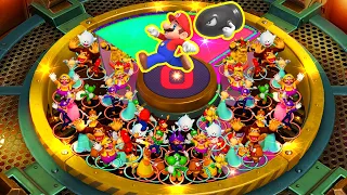 Mario Party - The Best Dangerous Minigames - Mario vs Peach vs Yoshi vs Luigi