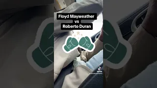 Floyd Mayweater vs Roberto Duran