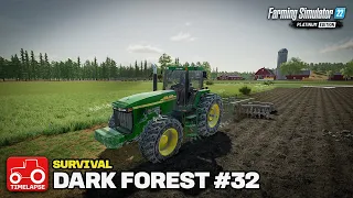 EXPANDING THE FARM!! [Dark Forest Survival] FS22 Timelapse # 32