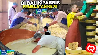 Sering Dimakan Tapi Gak Tau Prosesnya? Ternyata Begini Pembuatan Keju Skala Besar di Pabrik Modern