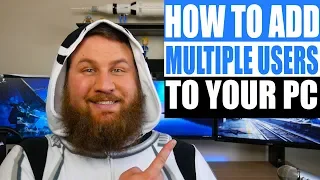 How to Add Multiple Users on Your Computer