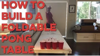 How to Build An AMAZING Foldable Beer Pong Table