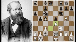 Вильгельм Стейниц, как ПАУК, затащил Чигорина в сети позиционной игры! Шахматы.