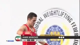 BEHROUZI Sajad 2s 144 kg cat. 69 World Weightlifting Championship 2013