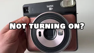 Instax SQ Not Turning On? Here is how I fixed Mine