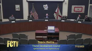 Tourism Development Council Meeting 7/12/2023