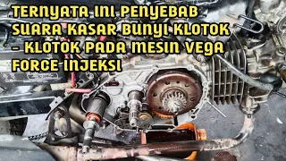 Vega force bunyi kasar | suara klotok - klotok #clinicsatriamotor #tutorial