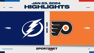 NHL Highlights | Lightning vs. Flyers - January 23, 2024